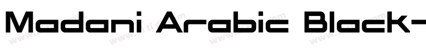 Madani Arabic Black字体转换